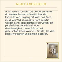 Wut ist ein Geschenk - Arun Gandhi - Vermächtnis Mahatma Gandhi - DuMont Buch 3