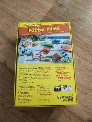 HABA Meine ersten Spiele Fütter mich! Brettspiel ab 2 Jahre Holzspielzeug