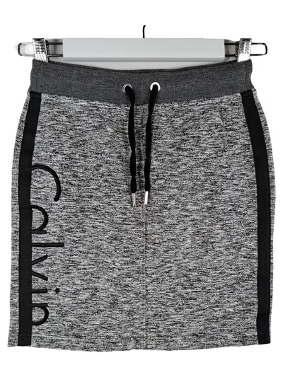 Calvin Klein Jeans Sportrock Damen Sweatrock Grau Gr. S