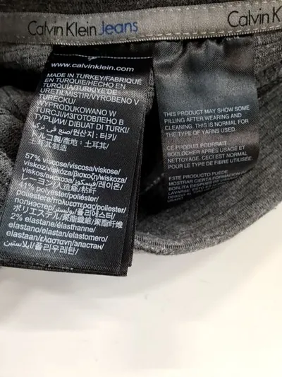 Calvin Klein Jeans Sportrock Damen Sweatrock Grau Gr. S