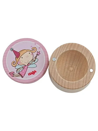 HABA Holzdose Fee Zahndose Kinderdose rosa Mädchen Aufbewahrung
