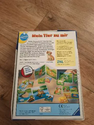 Ravensburger Mein Tier zu mir Steckpuzzle ab 1, 5 Jahren Feinmotorik
