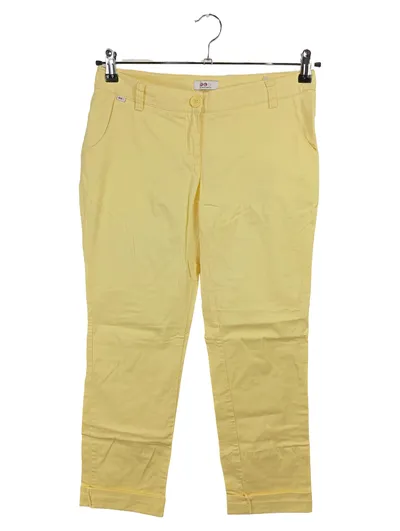 FLGNTLT Stoffhose Damen Gr. 38 Gelb Chino Casual Baumwolle