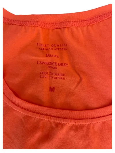 Lawrence Grey Damen Tanktop Basic Orange Gr. M Ärmellos Basics
