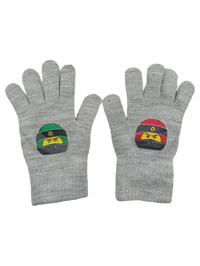 LEGO Ninjago Kinder Handschuhe Grau Strickhandschuhe Winterhandschuhe