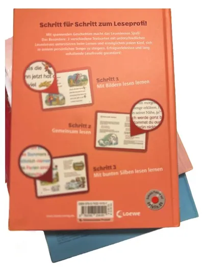 Loewe Lesenlernen Buch Hardcover Kinder Erstlesebuch Silben Schritt