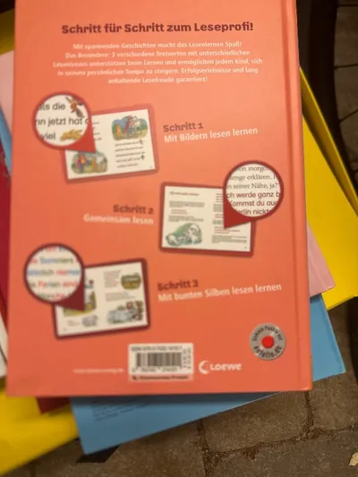 Loewe Lesenlernen Buch Hardcover Kinder Erstlesebuch Silben Schritt
