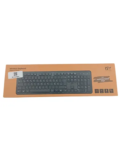ISY IKE-6000 Kabellose Tastatur 2.4 GHz Wireless QWERTZ Schwarz