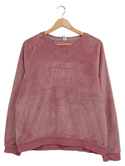 YIGGA Mädchen Pullover Flauschig Rosa Gr. 170/176 Let's Get Comfy