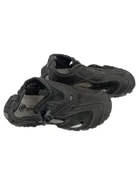 Dockers by Gerli Outdoorsandalen Herren Gr. 42 Schwarz Wildleder Sandalen 1