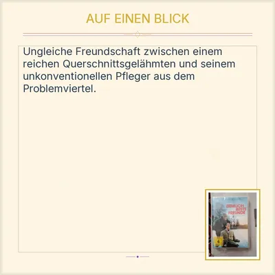 Ziemlich beste Freunde DVD François Cluzet Omar Sy Komödie Senator FSK6
