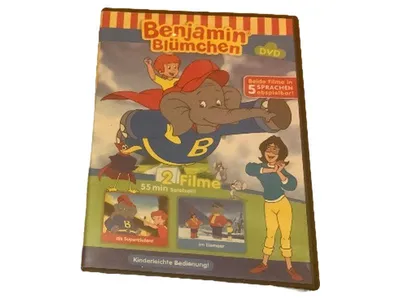 Benjamin Blümchen DVD 2 Filme Superelefant Eismeer Kinder Animationsfilm