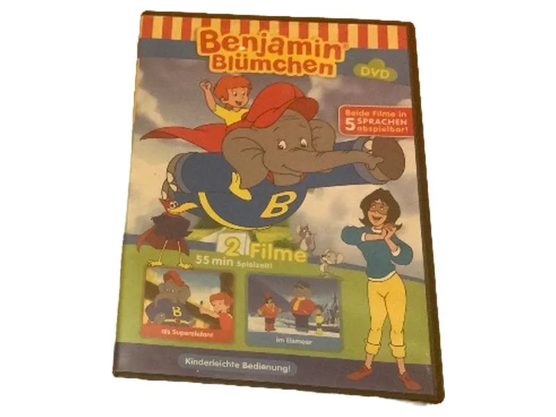 Benjamin Blümchen DVD 2 Filme Superelefant Eismeer Kinder Animationsfilm 1