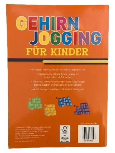 Naumann & Göbel Rätselbuch Kinder 400 Seiten Logik IQ Denkspiele ab 10
