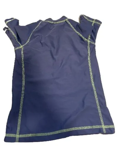 Alive UV Schutzshirt Rashguard Kinder Gr. 128 Blau Schriftzug Sport