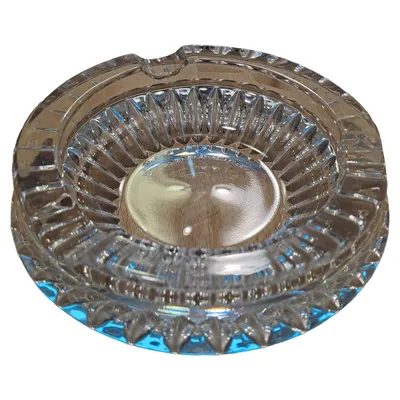 Nachtmann Kristall Aschenbecher rund 14cm transparent Glas 24% Bleikristall