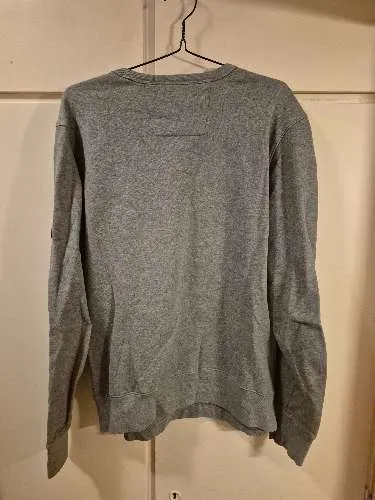 Ben Sherman Sweatshirt Herren XL Grau Logo-Print Rundhals Baumwolle