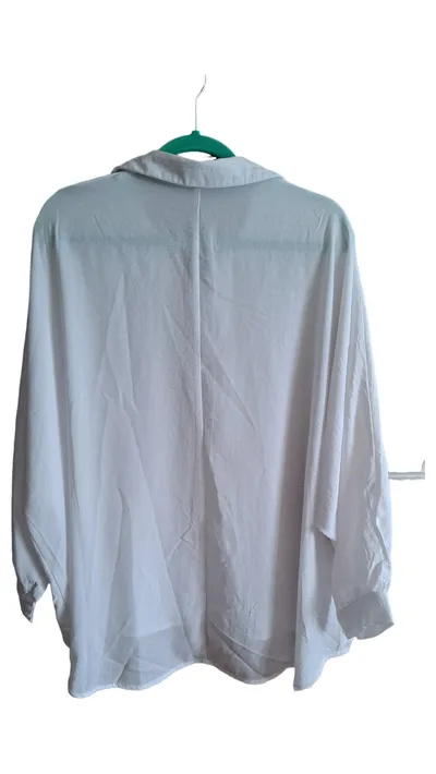 Apricot Damen Bluse Hemd Weiß Gr. L 42 Langarm Oversize Basic