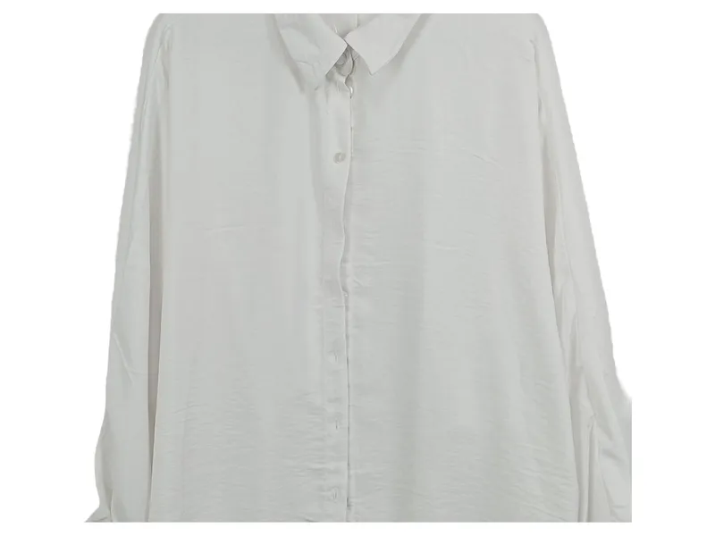 Apricot Damen Bluse Hemd Weiß Gr. L 42 Langarm Oversize Basic 4