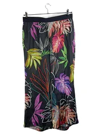 Ashley Brooke Damen Jogginghose Gr. 42 Tropisch Floral Mehrfarbig 1