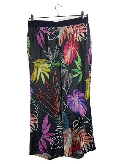 Ashley Brooke Damen Jogginghose Gr. 42 Tropisch Floral Mehrfarbig