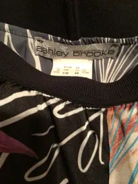 Ashley Brooke Damen Jogginghose Gr. 42 Tropisch Floral Mehrfarbig 4