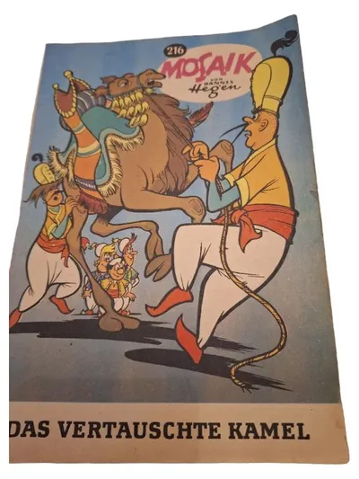 MOSAIK Nr. 216 Das vertauschte Kamel Hannes Hegen DDR Comic
