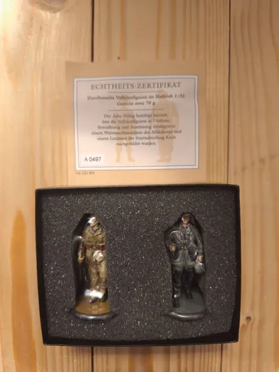 Editions Atlas Wehrmacht Afrikakorps Soldat Leutnant Koch Zinnfiguren Set