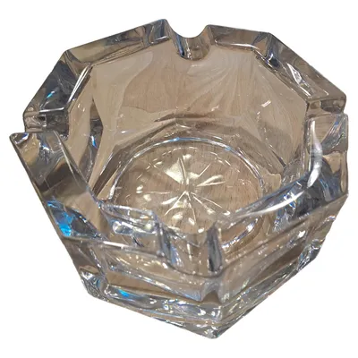 Nachtmann Glas Aschenbecher achteckig transparent 12 cm Glas
