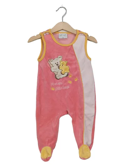 Ebi & Ebi Baby Strampler Mädchen Gr. 68 Rosa Teddy Bär Nicki