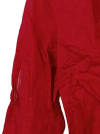 CoSTUME NATIONAL Damen Hemdbluse 3/4-Arm Elegant Rot Gr. 44 Baumwolle 3