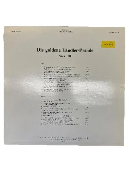 Die goldene Ländler-Parade Super 20 LP Vinyl Schweizer Volksmusik 2