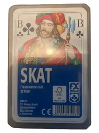 F.X. Schmid Skat Kartenspiel 32 Blatt Französisches Bild Strategie Traditionell 1