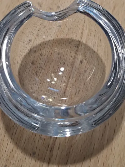 Nachtmann Bleikristall Aschenbecher Transparent Rund 24% Kristall Vintage