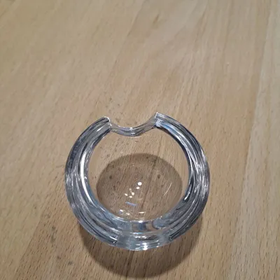 Nachtmann Bleikristall Aschenbecher Transparent Rund 24% Kristall Vintage