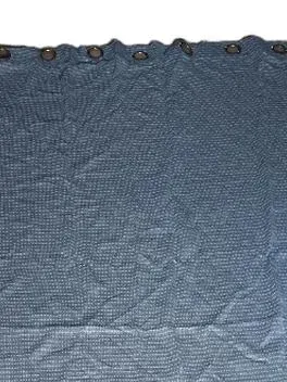 Albani Ösenvorhang Gardine Blau Melange 244x133 cm Baumwolle Modern 3