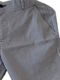 Clayton Stretch Chino Shorts Herren Grau Gestreift Gr. W32/48/M 4