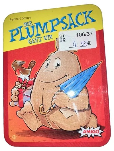 Der Plumpsack geht um Kartenspiel Amigo Reinhard Staupe Merkspiel ab 5