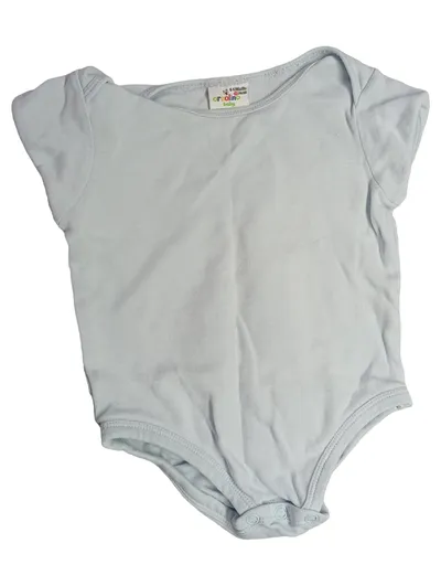 ORSOLINO Baby Body Kurzarm Gr. 74/80 Blau Baumwolle Unisex