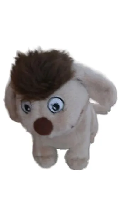 Unser Sandmännchen Plüschtier Hund Kuscheltier Beige 11cm