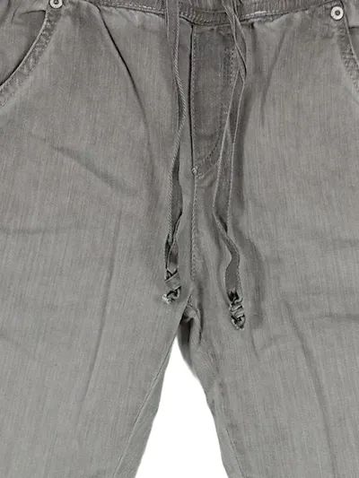 SISLEY Damen Jogginghose Gr. 28/S Grau Baumwolle Casual