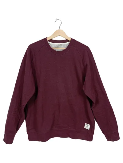 Carhartt WIP Sweatshirt Herren XL Bordeaux Meliert Rundhals Pullover