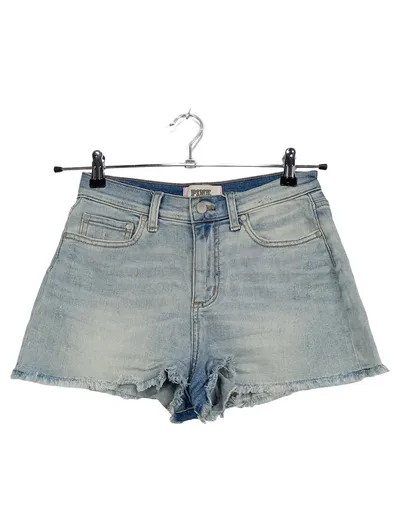 PINK Victoria's Secret Damen Jeans Shorts High Waist Gr. 4/36 Blau