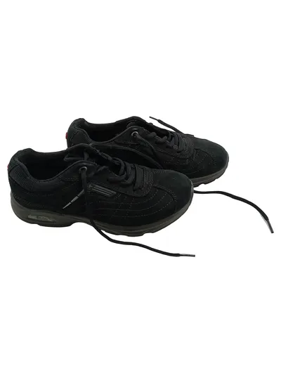 ECCO Damen Sneaker Low Schwarz Wildleder Gr. 36 Sportlich Komfort