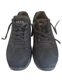ECCO Damen Sneaker Low Schwarz Wildleder Gr. 36 Sportlich Komfort 2