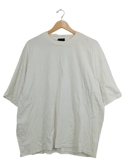 BUROCS T-Shirt Herren Kurzarm Basic Baumwolle Uni Weiß XL