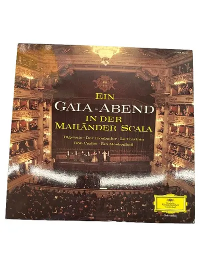 Ein Gala-Abend in der Mailänder Scala LP Vinyl Deutsche Grammophon