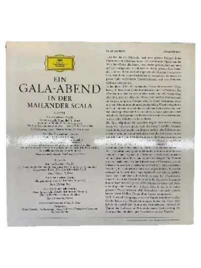 Ein Gala-Abend in der Mailänder Scala LP Vinyl Deutsche Grammophon