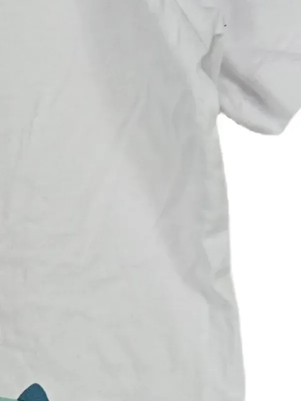 Alive Kinder T-Shirt Kurzarm Tiermotiv Baumwolle Weiß Gr. 128 4
