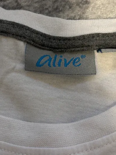 Alive Kinder T-Shirt Kurzarm Tiermotiv Baumwolle Weiß Gr. 128 5